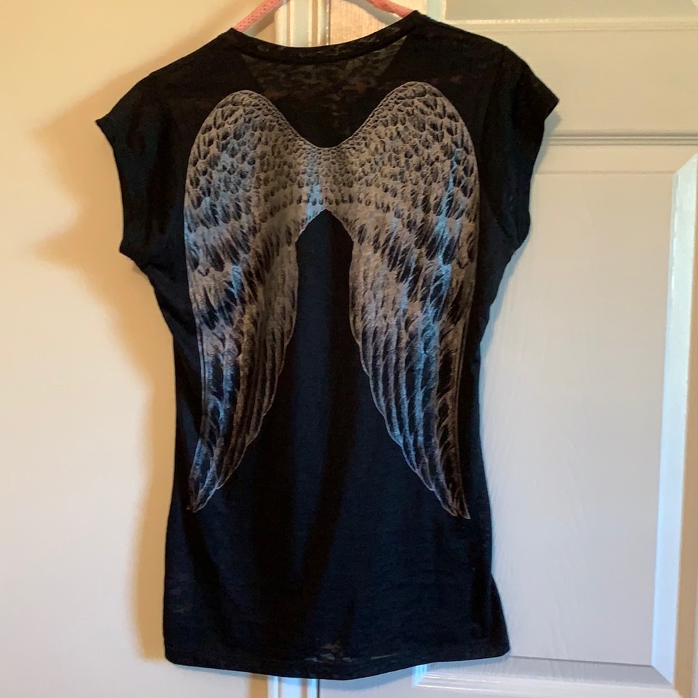 ANGEL WING SHEER TOP